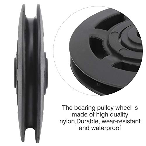 Bearing Pulley Wheel 10Pcs/Set 95mm Nylon Bearing Pulley Wheel Replacement Gym Fitness Equipment Combination Fitness Products by Keenso - Image 3
