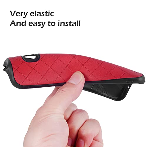 Image of Compatible with Samsung Galaxy J3 2016 /J 3 V /J36V /Sky /Amp Prime Case Rugged Thin Slim Cell Anti-Slip Fit Rubber TPU Mobile Phone Cover for Glaxay Sol J3V JV3 J36 6 J320V J320A Women Men Red