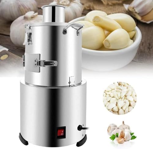 Electric Garlic Peeler Machine - Commercial Grade Stainless Steel Garlic Peeling Separator for Home & Restaurant Use, 30kg/H 200W, Efficient & Easy Operation (220V)