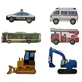 マグネット おもちゃ カラフル プレゼント ギフト パズル DIY 学習 子供 遊び 教育 知育 安全 想像力 創造力 組合せ自由 勉強 保育園 幼稚園 小学生 中学生 高校生 室内遊び 親子遊び 男の子 女の子 (車(25枚))