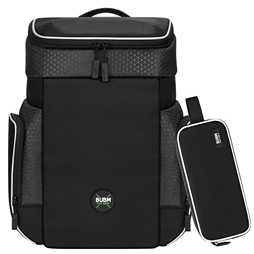 BUBM Xbox Series X Backpack, Travel Carrying case with Electronics Organizer Bag Storage for