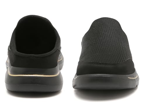 Image of Slip On Mules & Clogs for Womens Mens Light Open Back Shoes Comfort Walking Shoes Breathable Slippers Closed Toe Slides