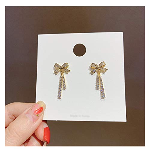 Arete el Arco francés Arete con arendillas de Perlas de Diamante