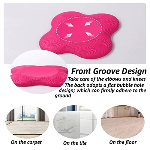 2Pcs Extra Thick Yoga Knee Pads, Professional Non-Slip Knees And Elbows Cushion Mat, Yoga Kneeling Accessories For Men And Women, Suitable For Knees, Wrists, Elbows (Blue) #TOP6