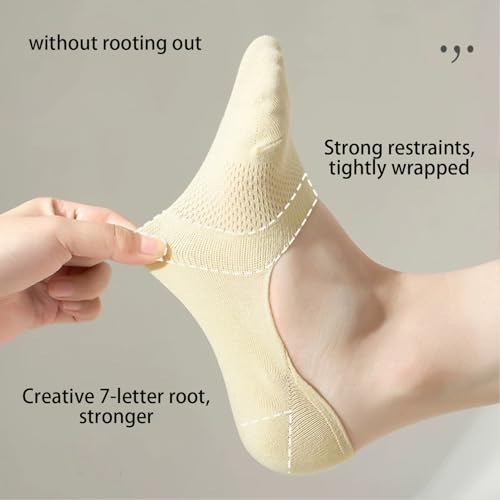 Womens No Show Socks Non Slip Low Cut Ankle Invisible Liner Socks for Casual & Formal Wear3