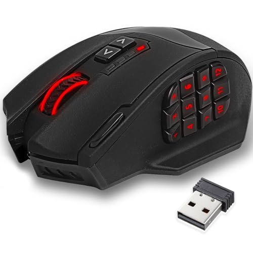 Amazon.co.jp: RED SAMURAI ゲーミングマウス 無線 有線両対応