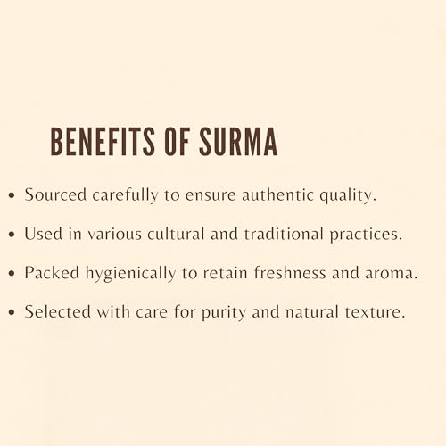 AYURVEDASHREE Surma (Kala) 50gm - Kajal - Eye Surma miniatura 6