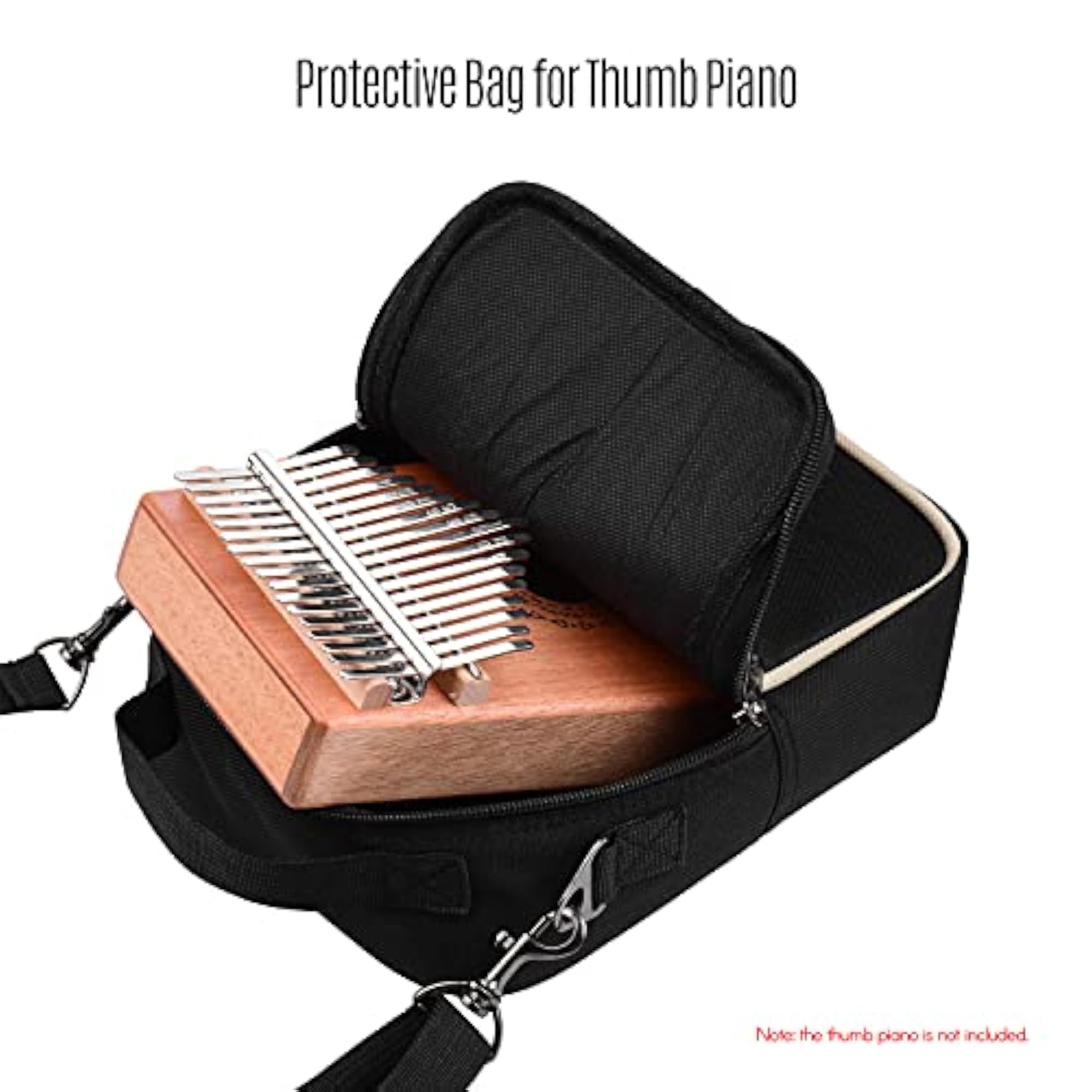 Portable Waterproof Kalimba Storage Bag for 10 & 17 Keys