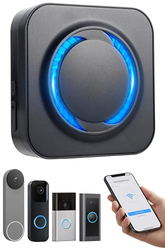 MISDUOCCO Smart WiFi Wireless Doorbell Chime for Ring,Blink,Google Nest