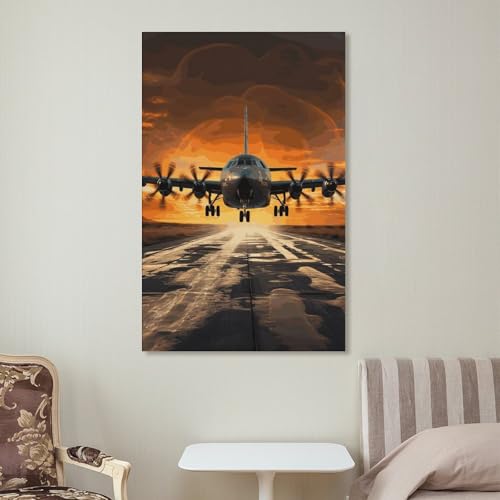 Tableau avion militaire : la solution pour personnaliser un mur de chambre vide - 7