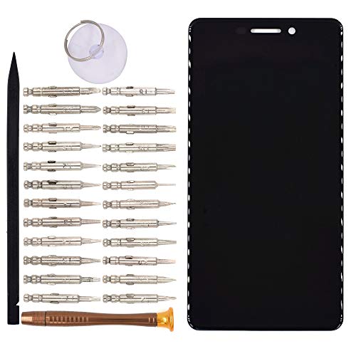 Image of LCD Screen Display with Digitizer Touch Panel Without Bezel Frame Compatible with Nokia 6.1(Black)