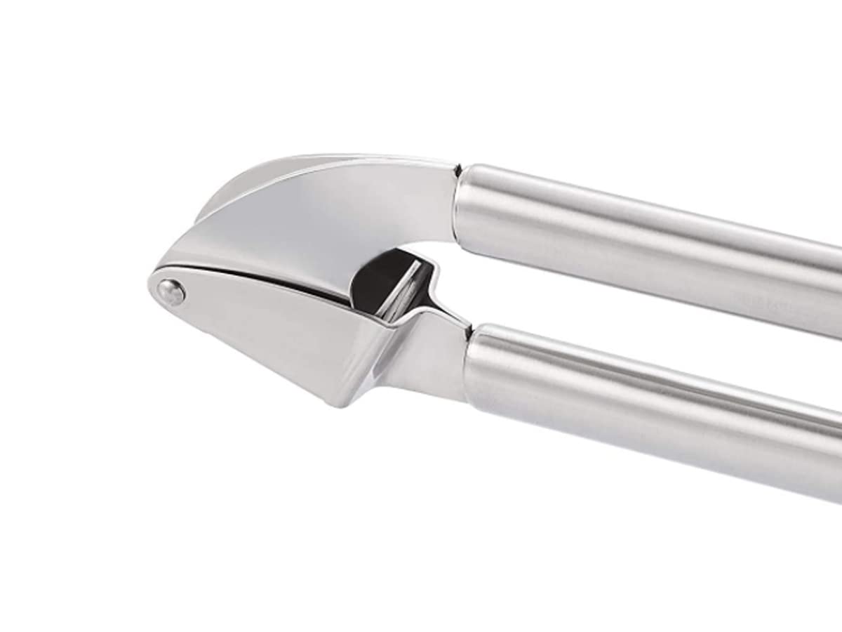 Spremiaglio In Acciaio Inox - Schiaccia Aglio E Zenzero Senza Fatica | Facile Da Pulire - Foto 4