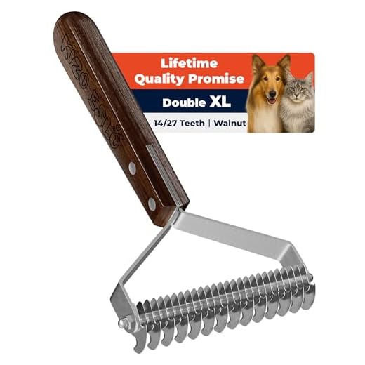 Extra Large Dual-Sided Rake for Pets