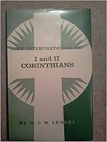Interpretation of St. Paul's First and Second Epistles to the Corinthians B0007ESNIK Book Cover