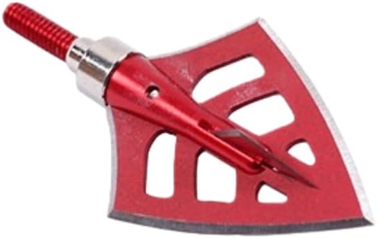 10pcs 100 Grain Outdoors Archery Red Demon Arrowhead - Precision Fit for 6.2mm ID Carbon Arrows