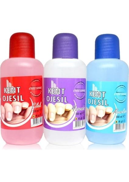 Pazariz 2'li Oje No: 242 + 310 ve Aseton Oje Çıkarıcı Seti, Pembe ve Bordo, 200 ml