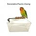Bird Perch Stand,Adjustable & Portable Parrot Stands, Movable Perch Stand Bird Training Set, for Cockatiels, Conures, Lovebirds and Medium & Small Parrots