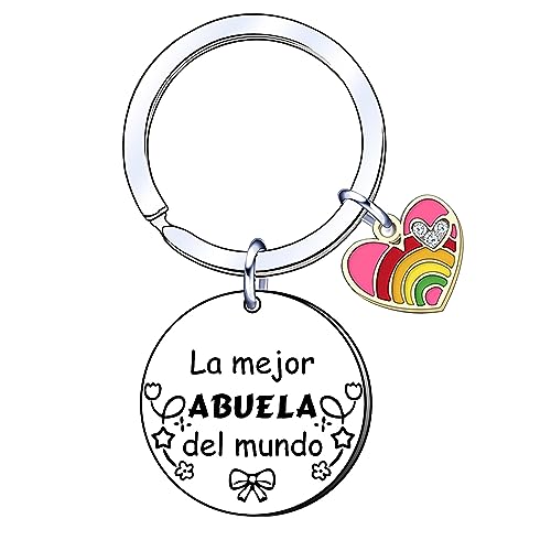 YUANSI Regalo Abuela Regalo Abuela Llavero Regalo Abuela Cumpleaños Regalo Abuela Navidad Regalos Abuela Aniversario Regalo del Día de la Abuela Regalo Abuela Original Regalo Abuela Personalizado (10)