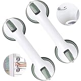 【Fácil de usar】 Ducha e inodoro para discapacitados, ayuda para la movilidad, fácil de montar y quitar. Úselo en superficies no porosas, incluidas baldosas lisas, vidrio, luego exprima el aire para obtener una ventosa firme.