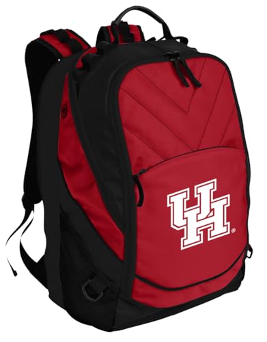 Image of Broad Bay University of Houston Backpack | Official UH Cougars Logo, Padded Laptop Computer Section, Premium 600D Nylon Fabric