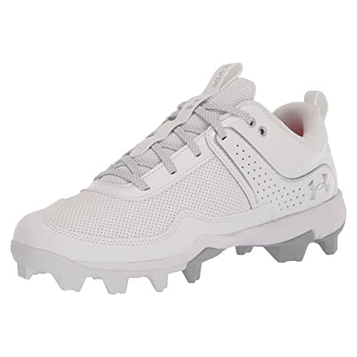 Under Armour Men's Spotlight Fran 2.0 Softball Shoe, White (100)/White, 8.5