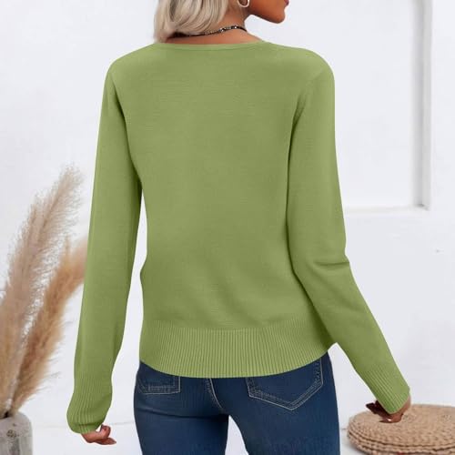 Cardigan Sweaters for Women Lightweight Long Sleeve Button Up Knitwear Casual V Neck Cozy Knit Sweater Cardigans3