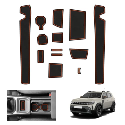 Ruiya Tappetini Gomma Antiscivolo Per Dacia Duster/Renault Duster 2018-2021 (non Per 2022+), Kit Di Protezione Interno