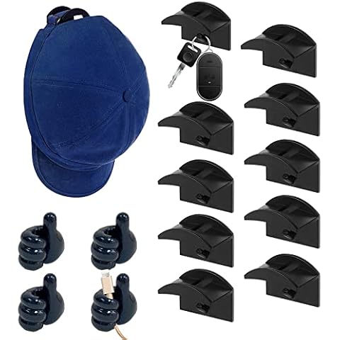 Gancho para Sombrero LYJOW con Doble Gancho y Adhesivo Cover