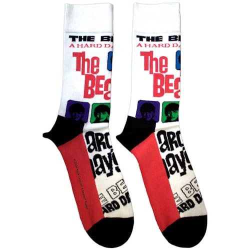 Rock Off officially licensed products The Beatles A Hard Days Night Colours Ankle Socks Size One Size - Les Beatles, Paul McCartney, John Lennon, RIngo Starr, George Harrison Rock Off officially licensed products The Beatles A Hard Days Night Colours Ankle Socks Size One Size – Image 3