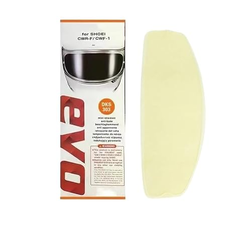 ヘルメットバイザー, バイクヘルメットバイザー曇り止めフィルムヘルメットバイザーヘルメットレンズフィルムSHOEI X14 CW-1 CWR-1 CNS-1 CNS-3 CWRF CWF1 Z8用(10Pcs 303)