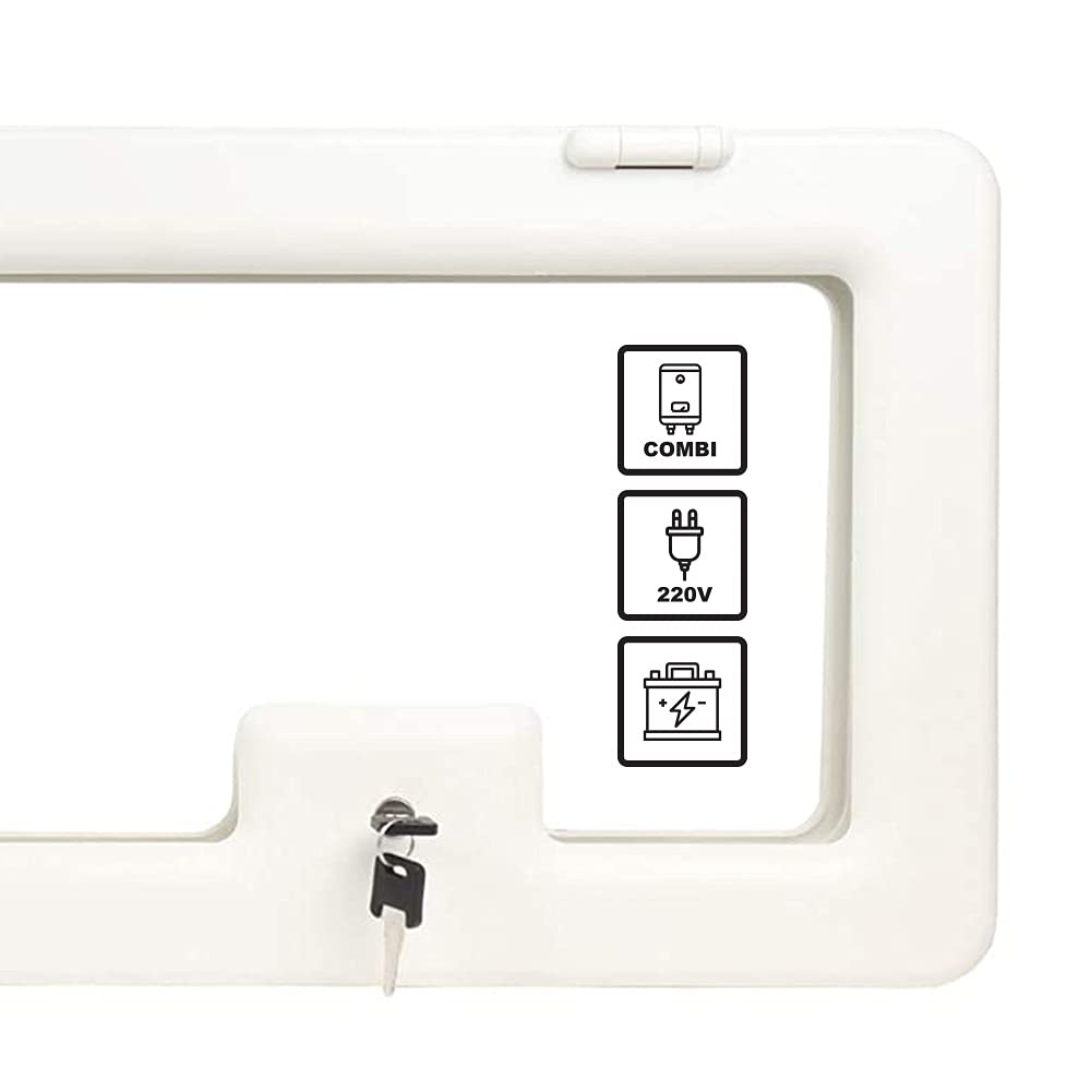 Set 2 Adesivi Grafici Camper Decalcomanie, Vinile Nero - Foto 11