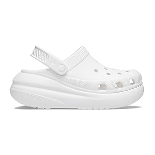 Crocs Unisex Adult Crush Clog 207521-100 White M7W9