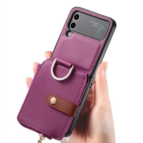 Housse cuir Galaxy Z Flip 4 chic et durable offrant une protection intégrale et raffinée