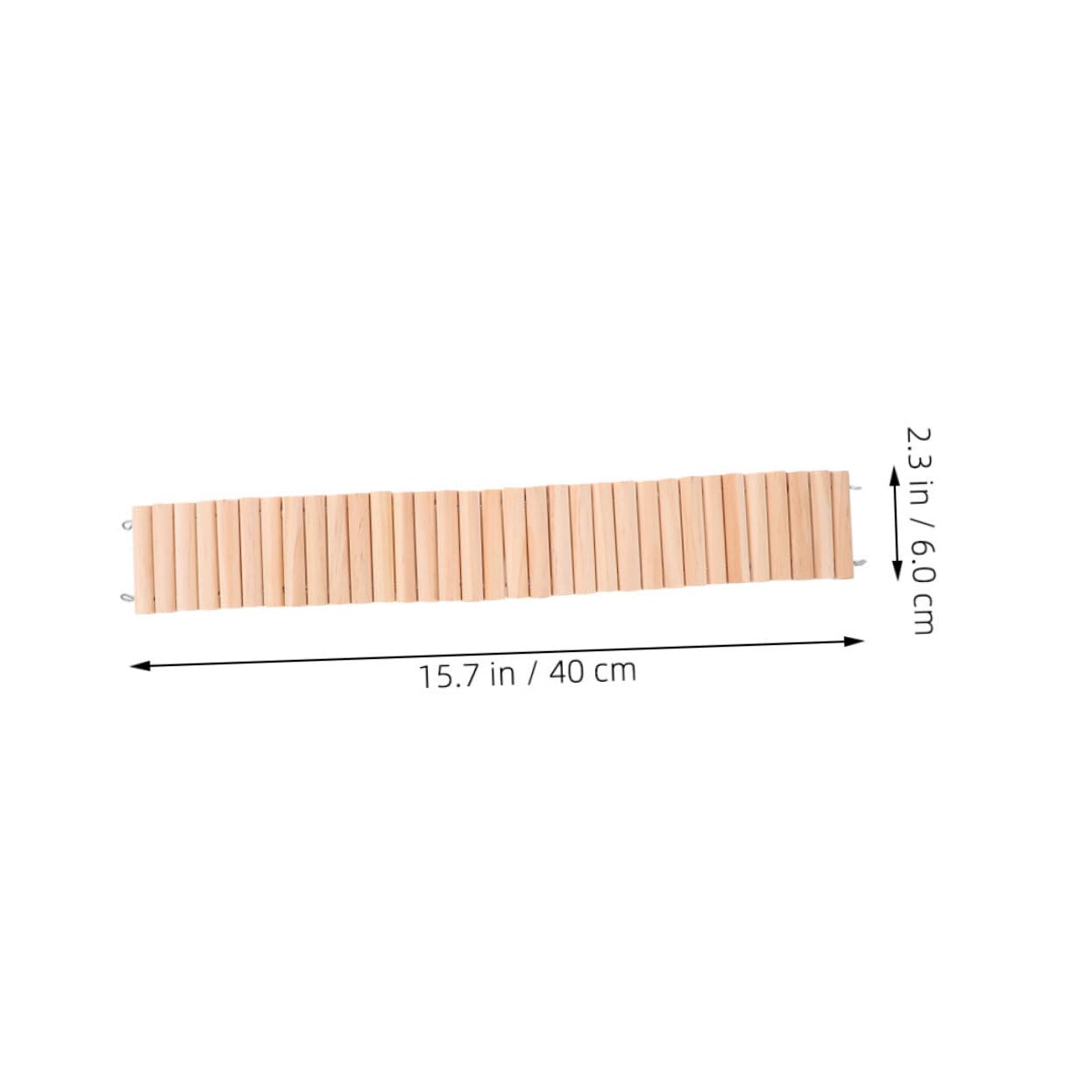 HAPINARY Enhance Your Pet's Habitat Wooden Ladder Bridge for Small Animals Toys for Hamsters Chinchillas Rats