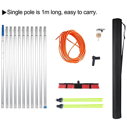 Nettoyeur extensible vitres en hauteur sans échelle 5 à 12 m - 7