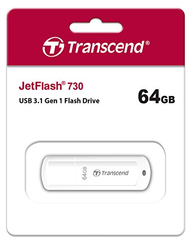 Image of Transcend JetFlash 730 64GB USB 3.0 Pen Drive