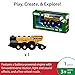 BRIO World Mighty Golden Action Locomotive - Battery Operated Toy Train for Wooden Track - Motorized Train with Lights & Sound - Works with All BRIO Sets - Exciting, Interactive Play - Ages 3 & Up