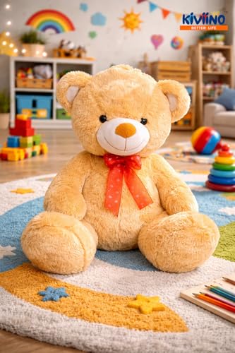 Image of Soft Toy Cuddly Teddy Bear| 42cms for Girls & Boys Plush Stuffed Animals Ultra Soft Toys |Perfect for Birthday Gifts (Teddy Bear, Brown, 42cms)