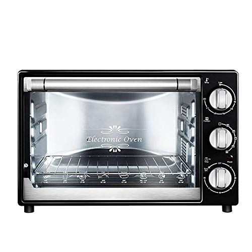 Elektrischer Pizzaofen Mit Mini-Desktop-Konvektion, 32 Liter, Mit 4 Funktionen Zum Gären, Auftauen, Backen Und Grillen, Intelligentes