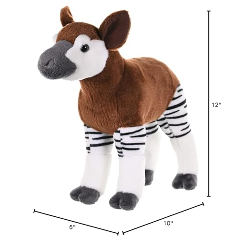 Wild Republic Okapi Plush, Stuffed Animal, Plush Toy, Gifts for Kids, Cuddlekins 12 Inches - Image 9