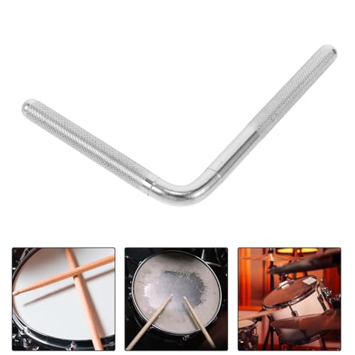 Varilla extensora para soporte de campana de metal para kit de batería con diseño compacto y portátil, accesorio versátil para percusión miniatura 7