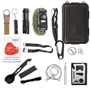 13-in-1 Survival Kit: Essential First Aid & Survival Tools for Emergency Preparedness