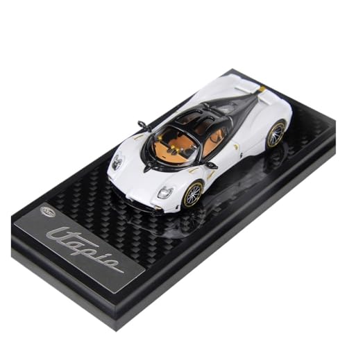 YLQERZ Scale Die-Cast Metal 1:64 For Pagani Utopia White Met