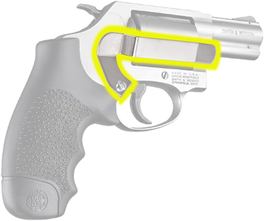 Low Profile Slim Gun Belt Clip - IWB Minimalist Concealed Carry Stealth Holster