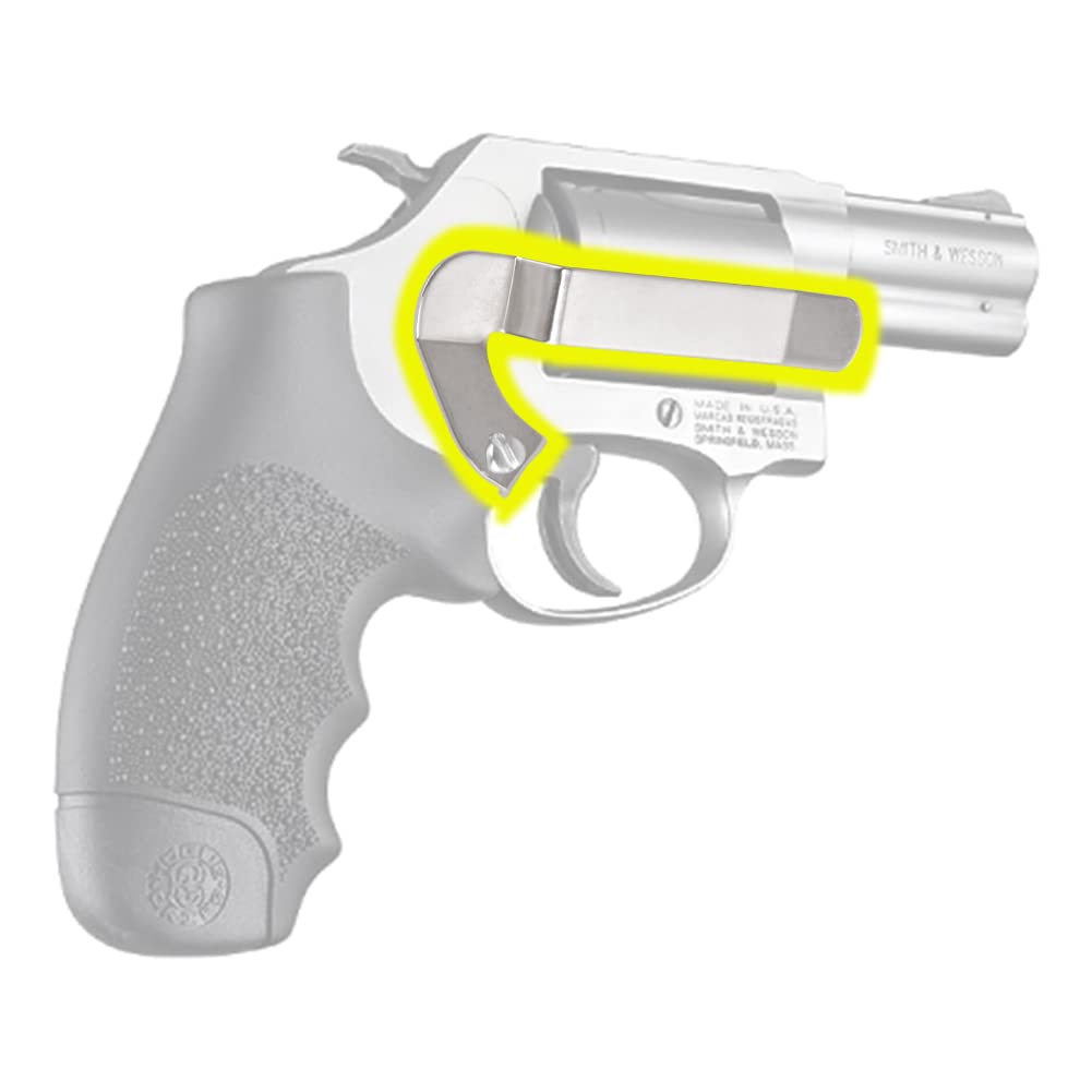 Low Profile Slim Gun Belt Clip - IWB Minimalist Concealed Carry Stealth Holster
