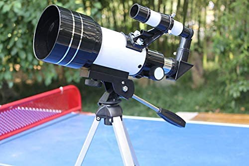 Mixen 150X Professional Space Astronomical Monocular Telescope smart phone adapter,70mm Aperture 300mm AZ Mount With Barlow 2 Lens Eyepiece & Tripod & Moon Filter Adults Kids Moon Star Spotting Scope