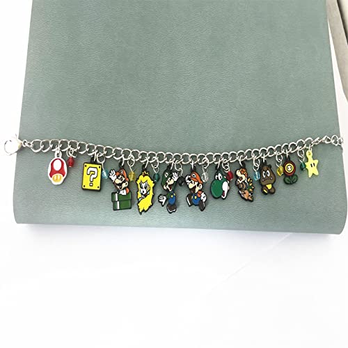 Tldxdou Amine Supe Mario Charm Bracelet, Cartoon Yoshi Hand Chain Bracelets For Women, Men, Girls And Boys #TOP3