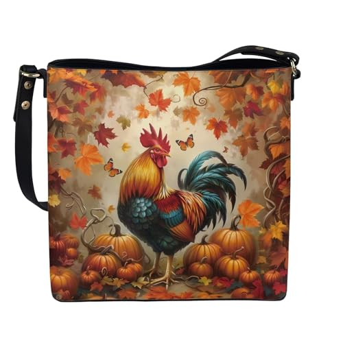 Image of HUGS IDEA Hoho Bag for Women Crossbody Purse Leather Handbags Laides Shoulder Bags