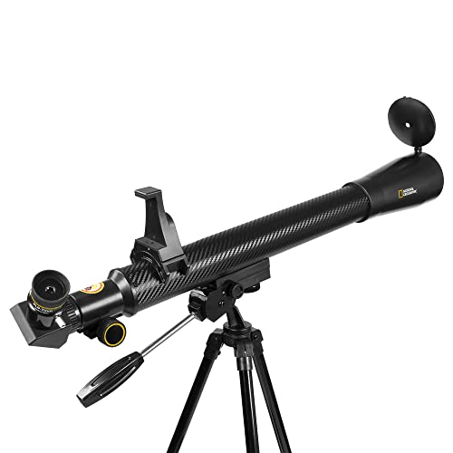 Image of National Geographic 50mm Astronomical Refractor Telescope with Fully Coated Optics Adjustable Tripod and Astronomy App for Young Astronomers and Adult Sky Watchers