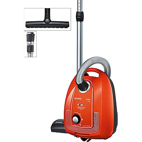 Siemens Staubsauger mit Beutel iQ300 VSP3AAAA, Bodenstaubsauger, Hygiene-Filter, Bodendüse für Parkett, Teppich, Fliesen, langes Kabel Cover